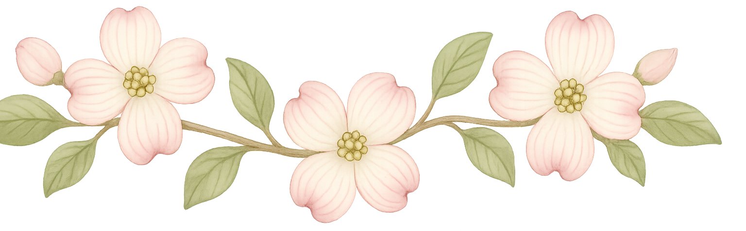 Pink Dogwood Divider