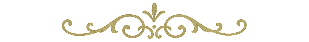 Gold scroll divider