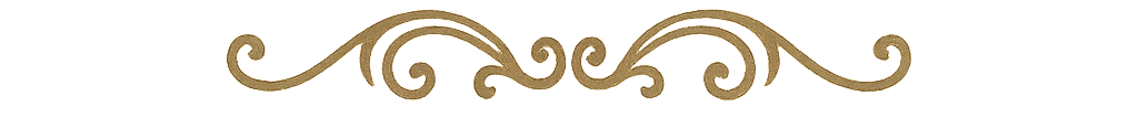 Gold scroll divider